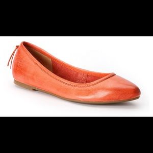 EUC Frye Regina Ballet Flats - Burnt Orange 8.5